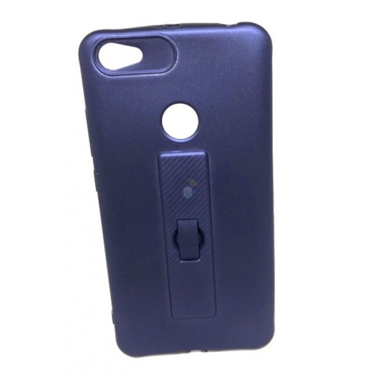 CAPA DE SILICONE MOTOMO COM ANEL DE DEDO PARA XIAOMI REDMI NOTE 5A AZUL